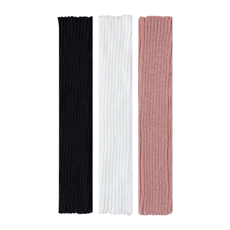 2025 Children's Vertical Stripe Over-the-Knee Leg Warmers - Breathable Spring/Summer Knitted Knee Pads and Scrunchy Long Socks for Girls.