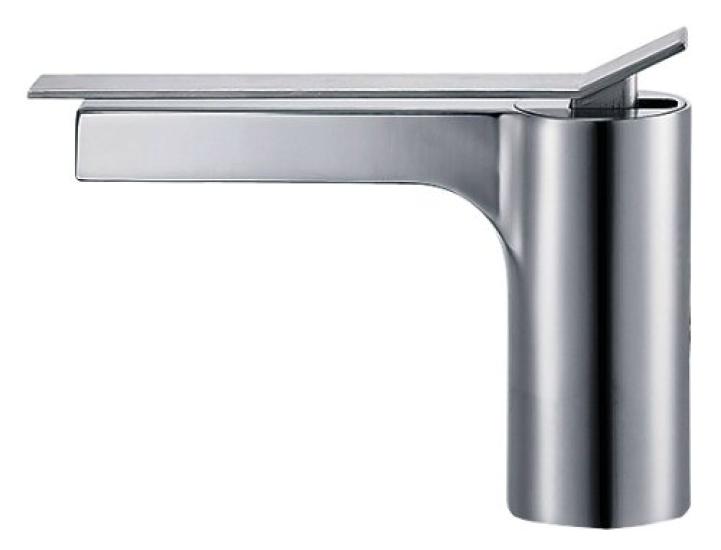 

SANEI Однорычажный смеситель для умывальника с одним отверстием, Без аэратора, K4731NJV-13 Смеситель, Всплывающий слив, серебряный