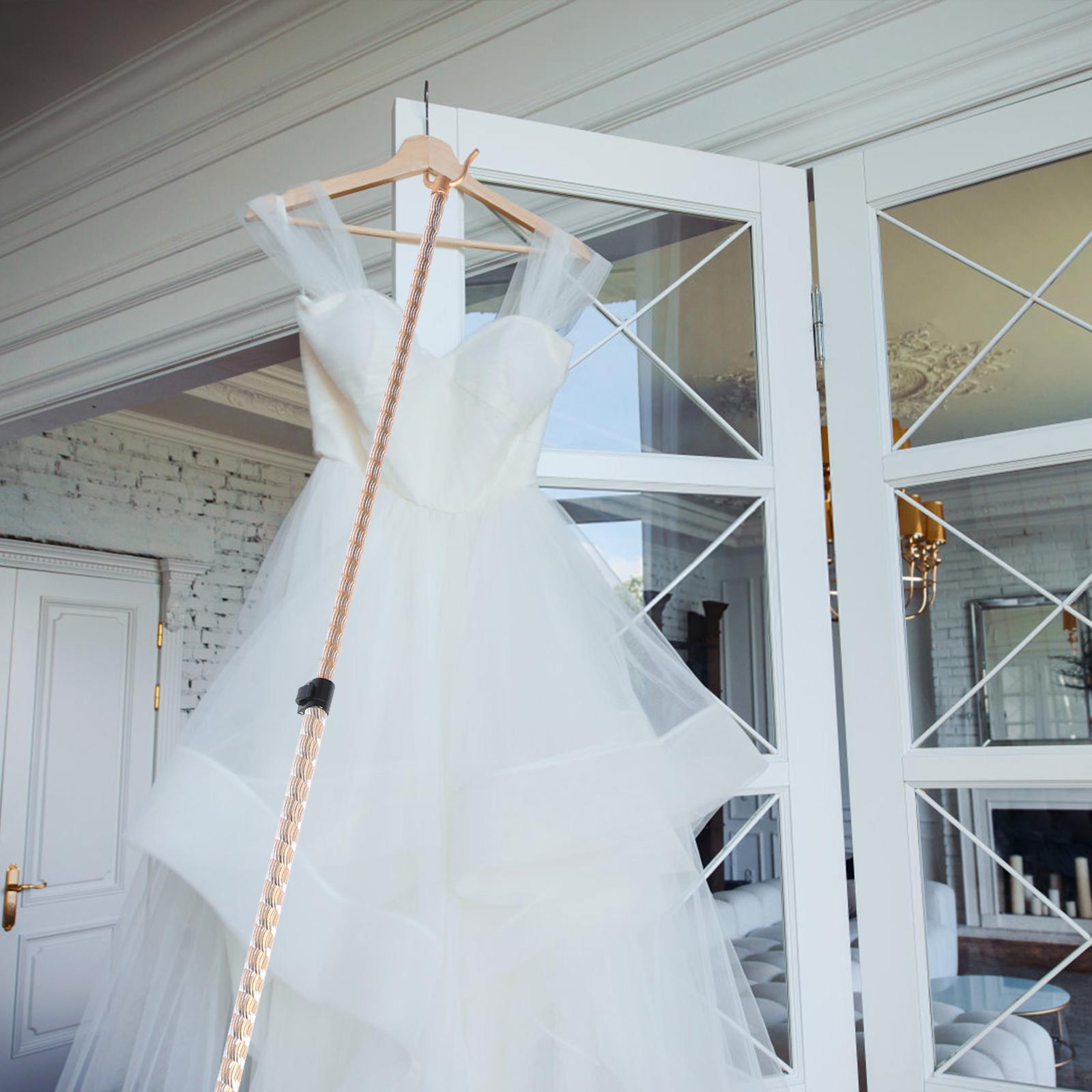 Retractable Clothes Rod Adjustable Alloy Clothesline Pole For Balcony Home Supplies Telescopic Household Clothes Drying other