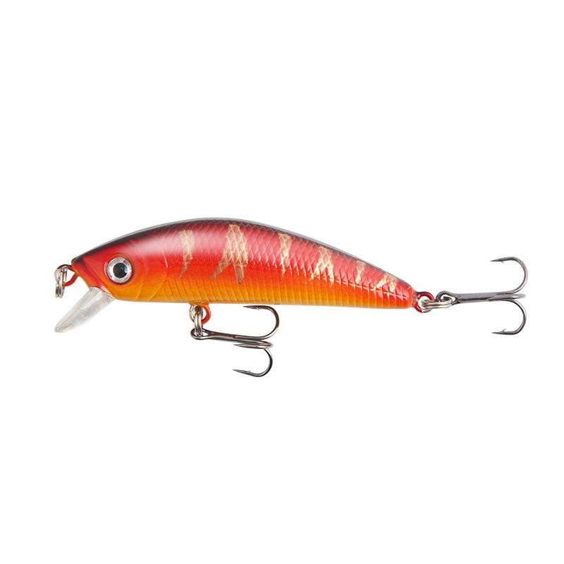 8PCS 7.2cm/7.5g Three Anchor Hook Simulated Sound Bead Fish Bait Sequin Hard Bait