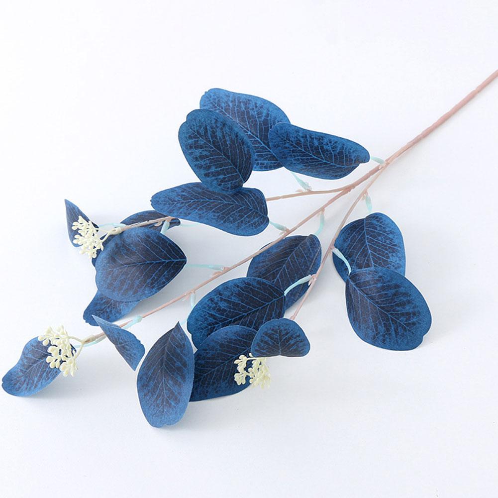 Autumn Artificial Eucalyptus Leaves Artificial Flowers Home Decoration Green Plants Apple Leaves Wedding Decoration False Leaves