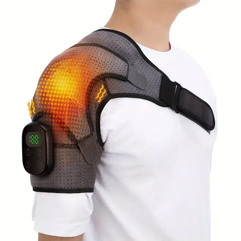 Electric Heating Massage Shoulder Pads Joint Shoulder Pads Vibration Hot Compress Red Light Physiotherapy Warm Sleep Shoulder Pads
