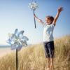 Garden Pinwheels 10pack,Reflective Pinwheels For Yard And Garden,Whirligigs Wind Spinners