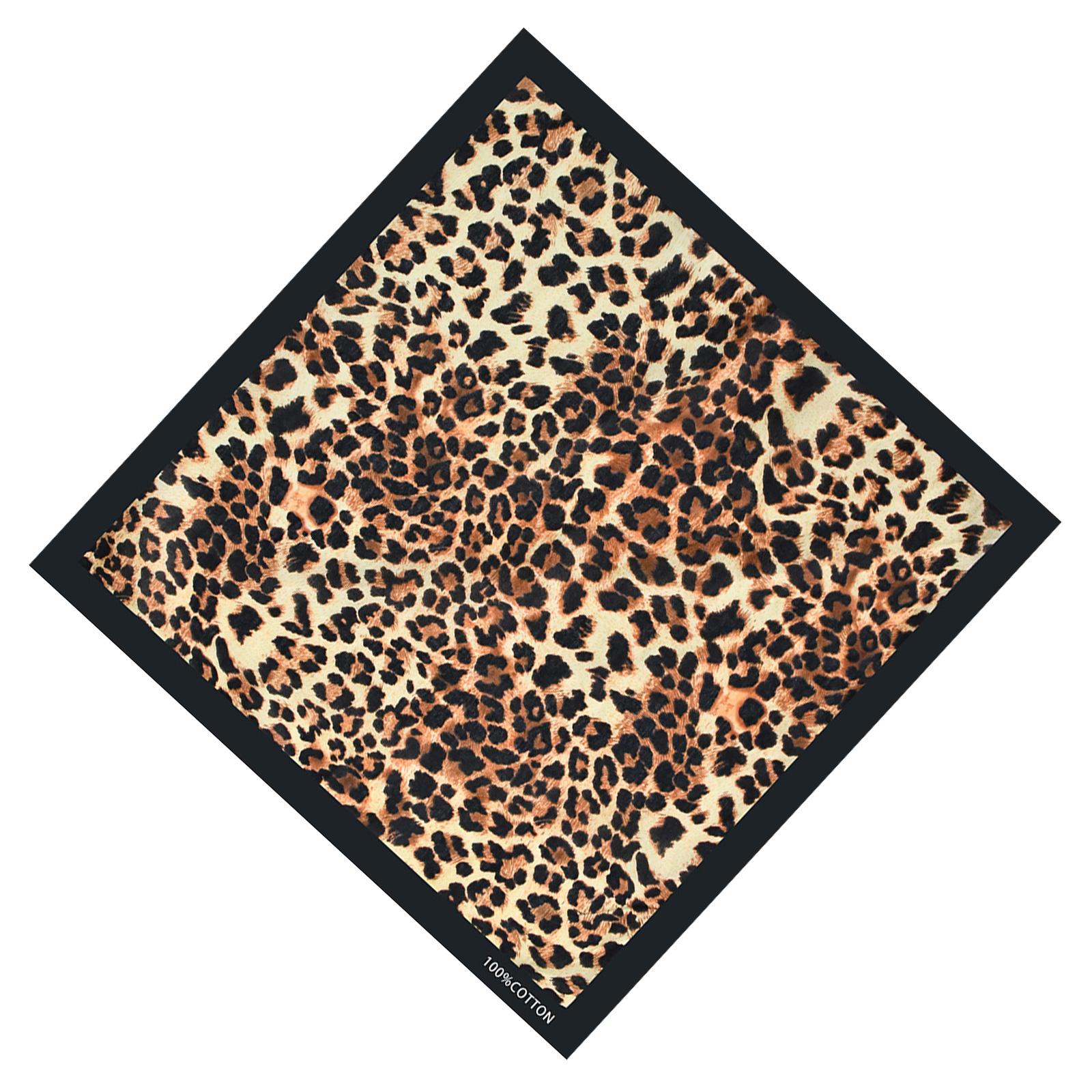 

21 Beast Pattern Bandana Head Scarf Turbans for Women Male Street Turbans Unisex Head Wrap Bandana A