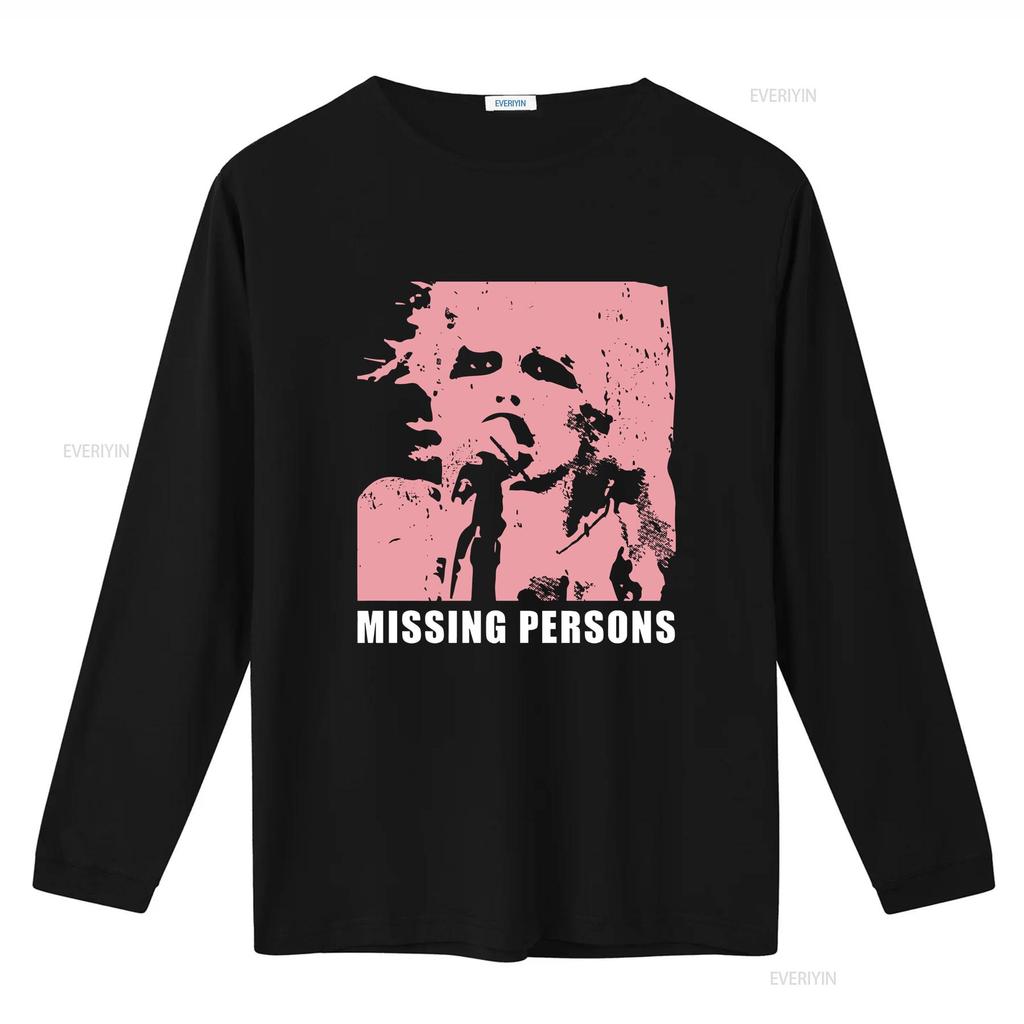 Missing Persons Dale Pink T Shirt S 3X Vintage Washed Top For Everyday Wear Versatile Stylish Unisex Designer Clothes Casual