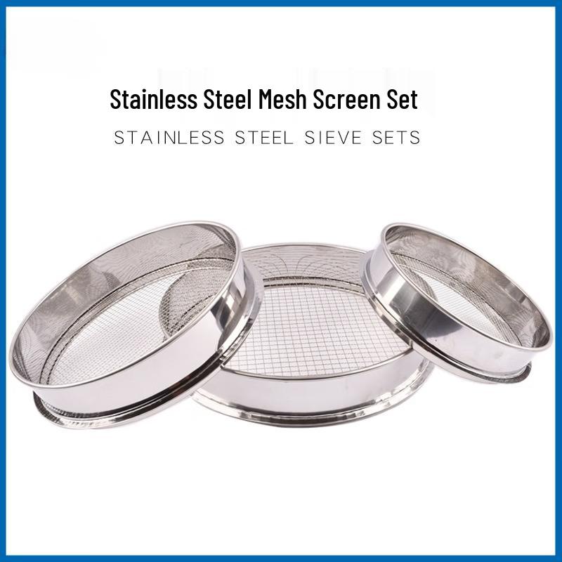 

Stainless Steel Mesh Sieve Set