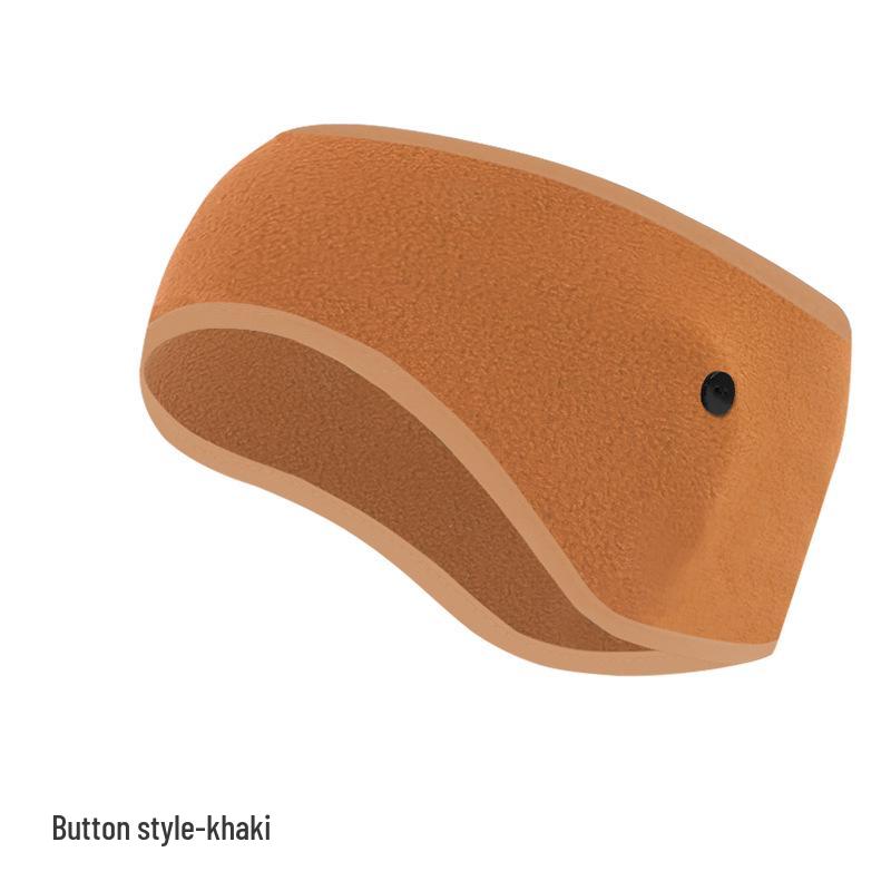 Fleece Warmes Ohrband: Dickes breites Stirnband für Herbst- und Winterradfahren - Winddichte und kältefeste Ohrenschützer.