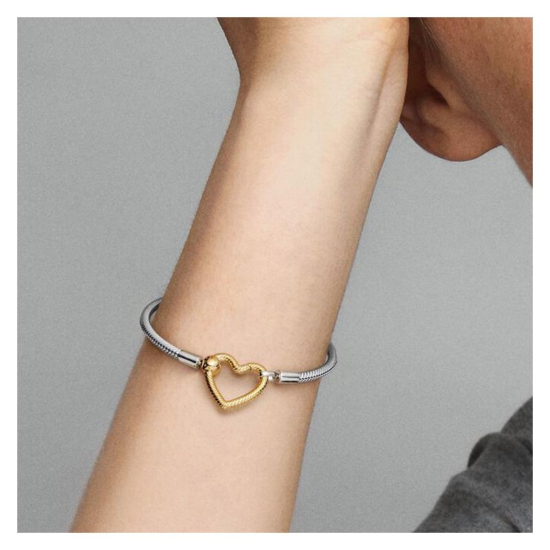 Pandora Love is exquisite and simple 925 silver bracelet for women 569539C00