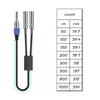 1/4inch Stereo Splitters Y Cable, 6.35mm Male To Double 6.35mm Female Gold Plate Stereo Music Y Splitters