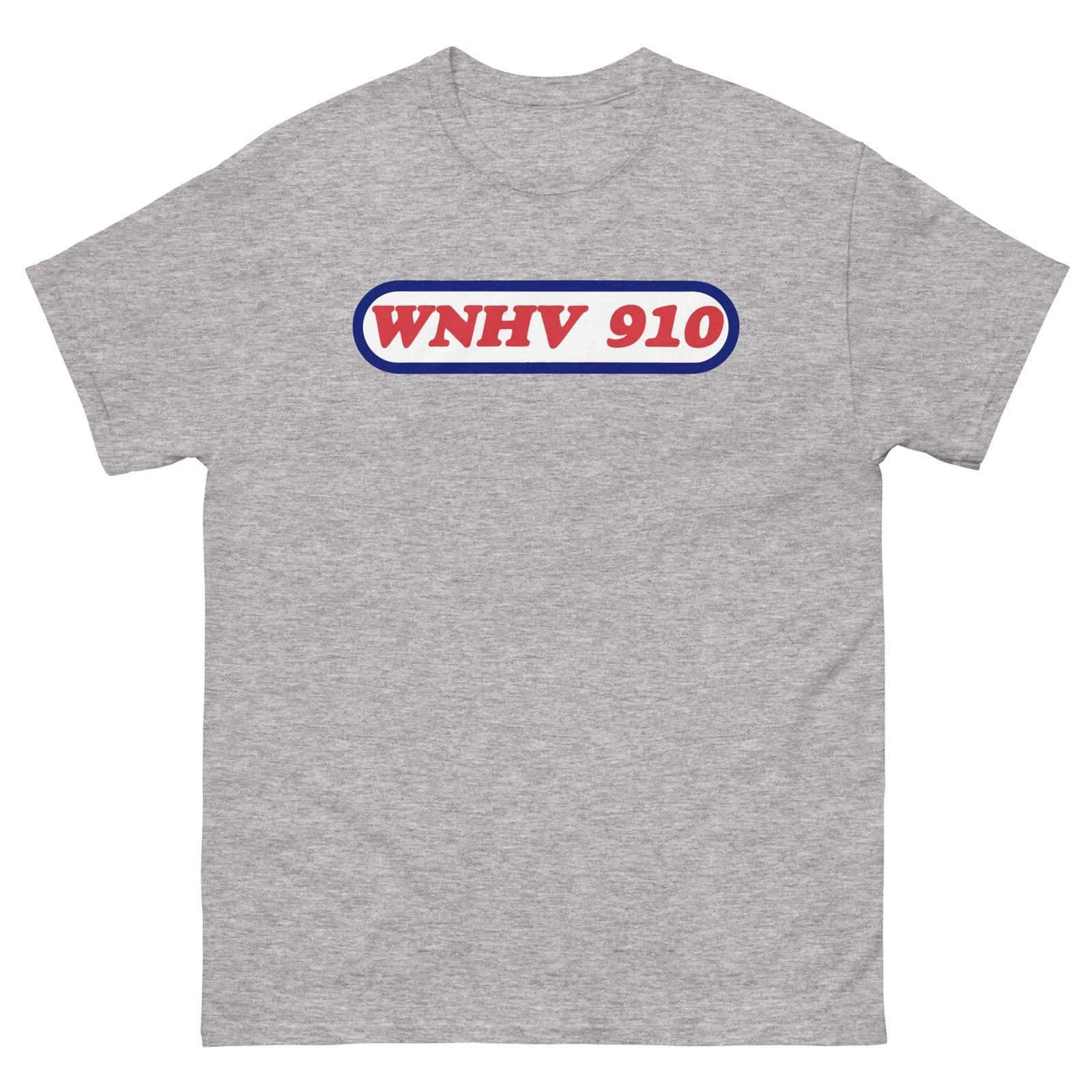 

WNHV Radio 910 Graphic 100% Cotton T-shirt Mens Tees Top Unisex classic tee 3XL