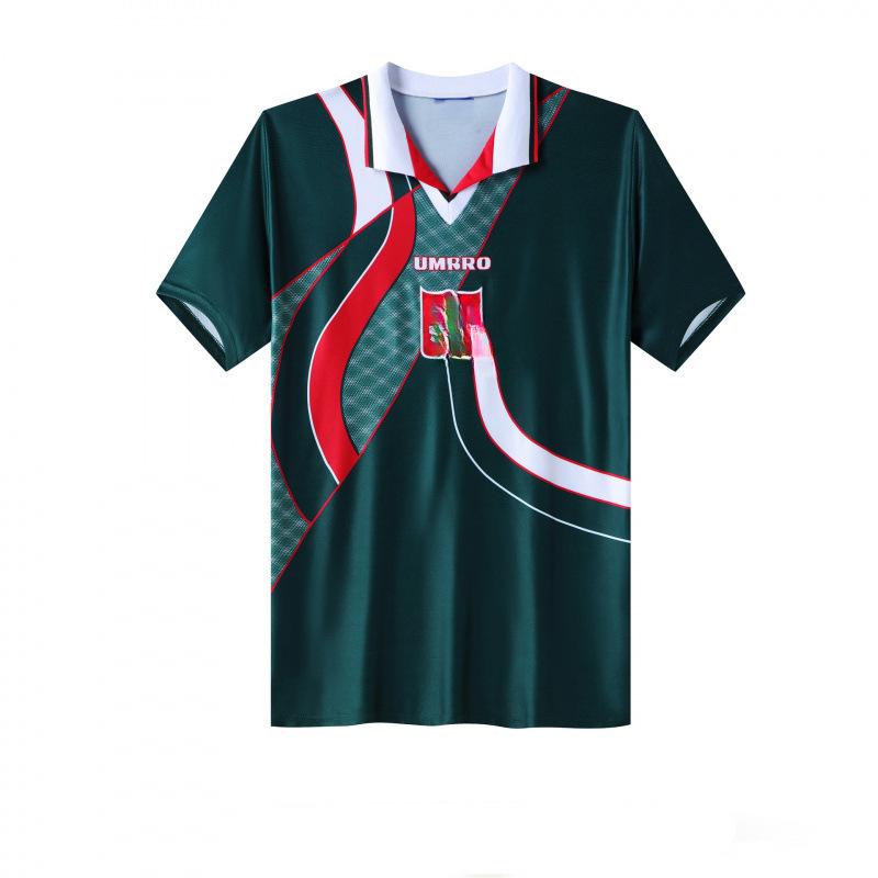 Off-topic Cross-border Spanish and Polish Vintage Poland, Mexico, and Wales Vintage Jerseys, Loose Short-sleeved Football Jerseys
