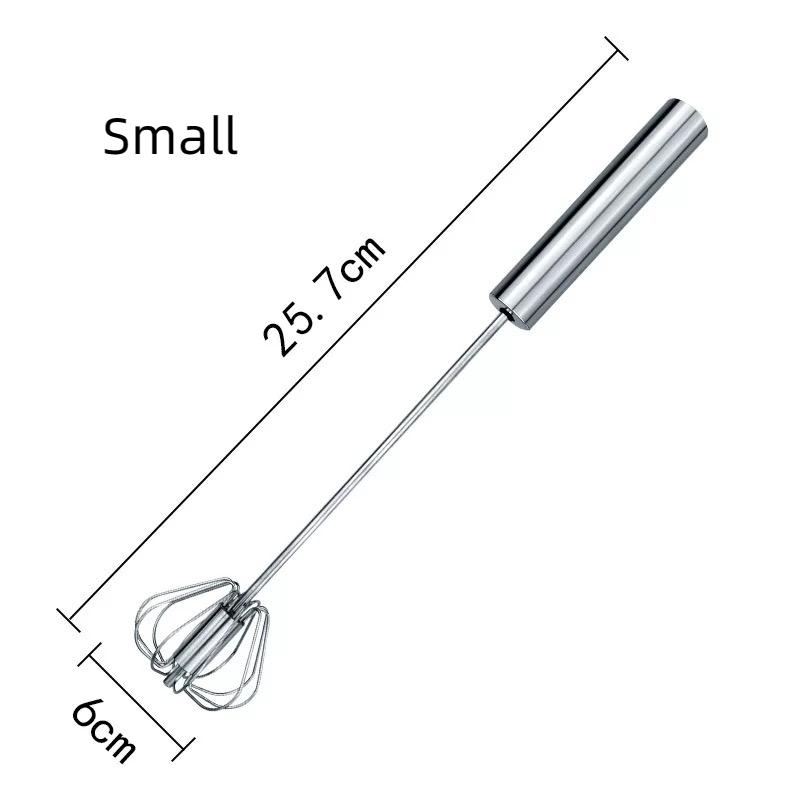 Egg Beaters Hand Pressure Rotary Semi-Automatic Whisk Foamer Rotate Hand Kitchen Tools