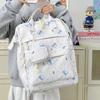 Schoolbag Printed Backpack Female Students Large Capacity High Value Niche School Bag Junior High School Student High School Student Leisure Going