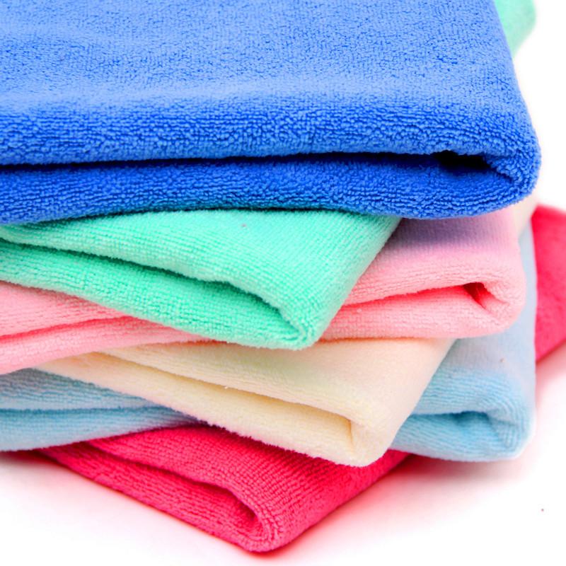 Microfiber promotional towel thickened absorbent dry hair towel car wash cleaning towel