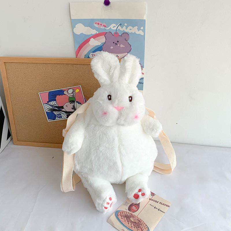 Duck Rabbit Cute Plush Backpack Cartoon Shoulder Straps Child Bag Gift Cute