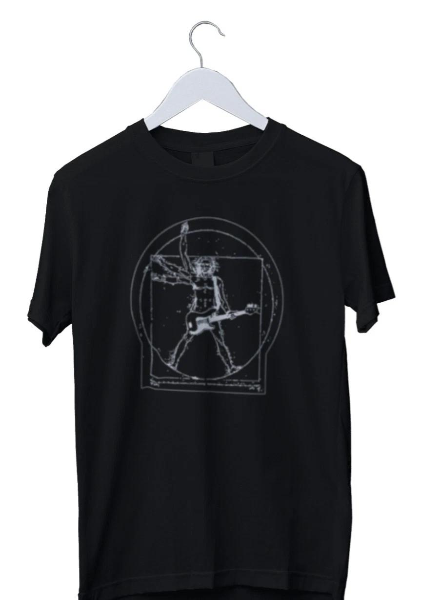 Men s and Women s T-shirts Inspired Leonardo Da Vinci Guitar Graphic M