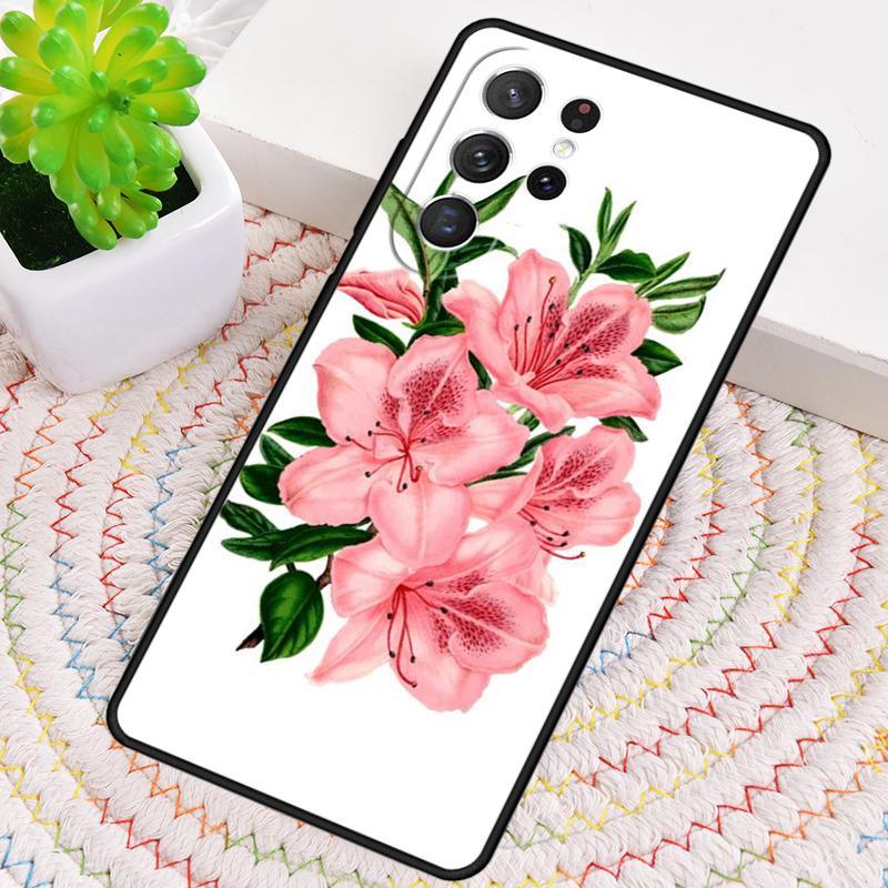 Colorful Flower Lily Phone Case for Samsung Galaxy note 10 pro S26 Ultra S23 S24 FE S25 S21 S22 PLUS shockproof Cove