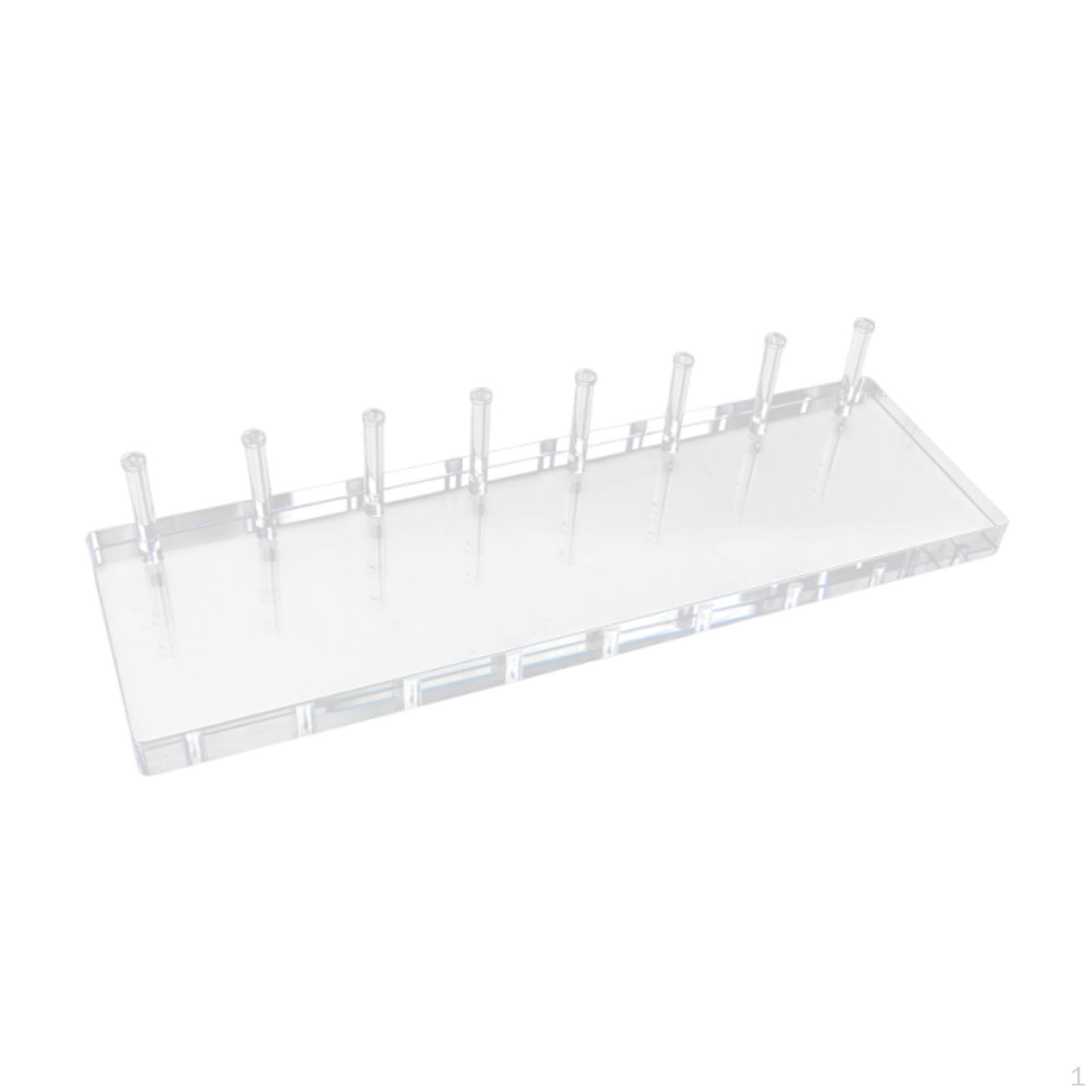 

Стойка для дисплея головок для гольфа, Держатель для гольфа, Элегантный прозрачный 8 отверстий Подарки для мужчин Настенный Креативный Современный