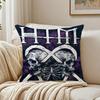 HHim OOrnateES HHeartagram Art Cushion Cover Linen Pillowcase Soft  for Sofa Bed Home Room Decor