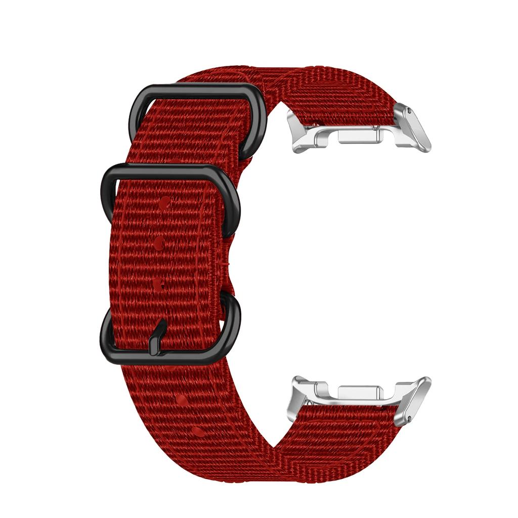 Nylon Strap for Samsung Galaxy Watch 8 40 44mm/Classic 46mm Adjustable Canva Bracelet Watchband for Galaxy Ultra2025 Accessories