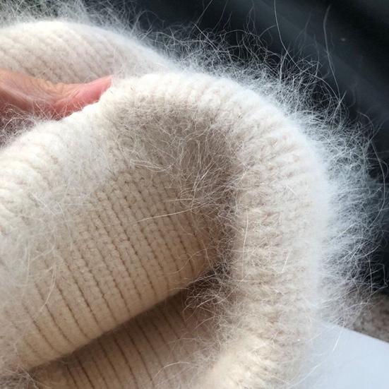 Wool Knit Hat Solid Color Seamless Winter Skull Cap Outdoor Sports Fishing Skiing Hiking Snowboarding Hat