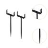 2x Downspout Bracket Iron Size Adjustable Efficient Drainage Anchor for Support Sturdy Stable Heavy