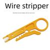Kompaktes gelbes Abisolier- und Crimpzangenwerkzeug