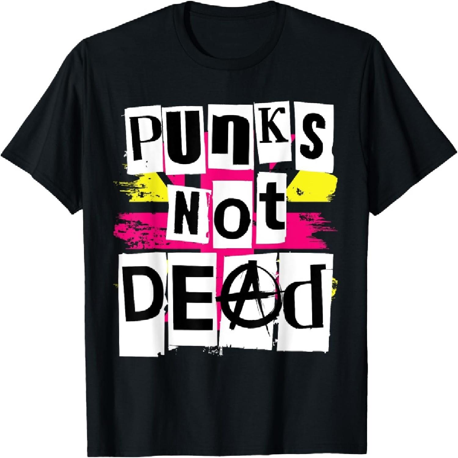 

Punks Not Dead T Shirt for Punk Rock Fans T-Shirt XXXXXL різнокольоровий