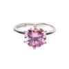 Bien Vetu Pink Moissanite Ring 3 Carat Simple 1015