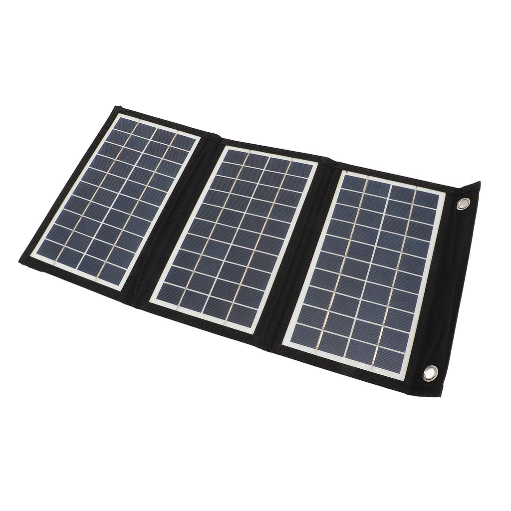 15W 5V Foldable Solar Panel Dual USB High Efficiency Polycrystalline Silicon Solar Charger for