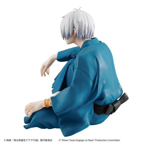 Série film Zrození záhady otce Tenohiry Přibližně 90mm PVC kompletní figurka GEM. ``Kitaro Gegege'' Kitaro's Pre-painted