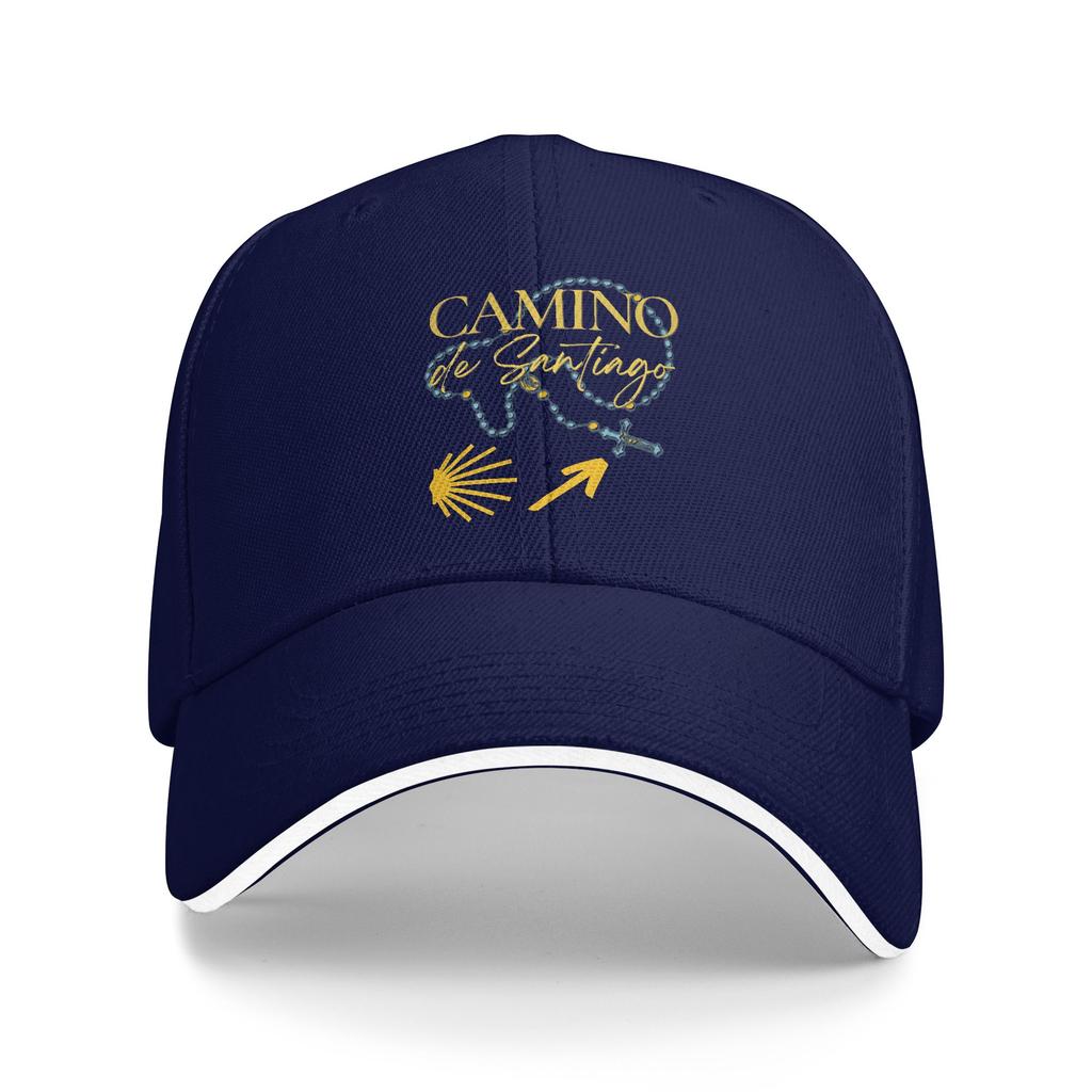 Summer Casual Baseball Cap Camino De Santiago Outdoor Gym Trucker Hat For Unisex Unisex Sunscreen  Streetwear Snapback Cap