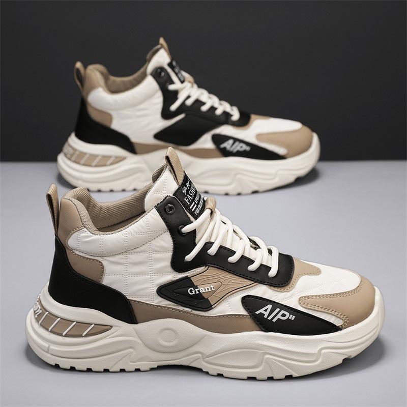 Fashion Men's Shoes Autumn Winter New Casual Sports Shoes Outdoor Running Platform Ankle Boots Comfortable Vulcanized Sneakers for Men