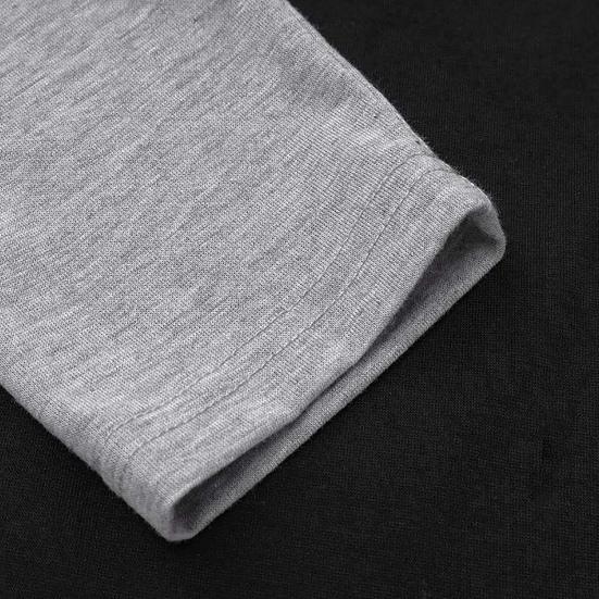 Turtleneck Batwing Long Sleeve Loose Fit Draped Women Dress Autumn Winter Contrast