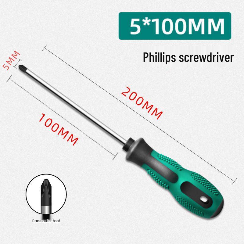 High-Strength Magnetic Screwdriver Set: Phillips, Slotted & Awl