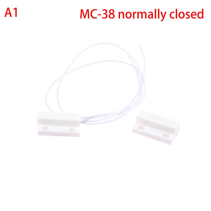 

Mc-38 Mc-38A Проводной Датчик Окна Двери Нормально Закрытый Или Нормально Открытый Nc/No Переключатель Магнитный Детектор Для Домашней Охранной Сигнализации