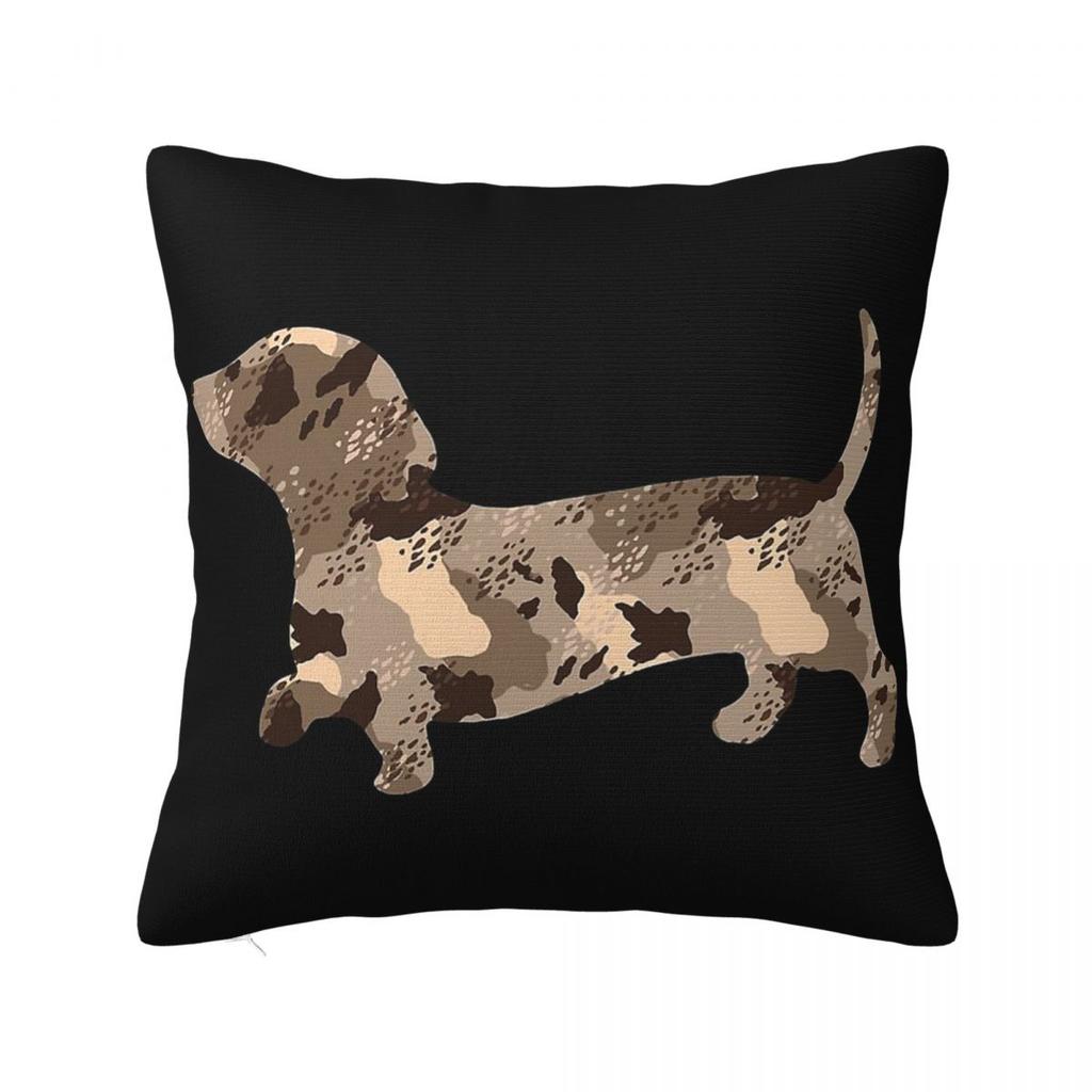 Dachshund Valentines Day Pillow Covers Polyester Home Dogs Animal Cushion Cover Cool Decorative Pillow Cover 4545