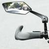 Motorcycle rearview mirrors set adjustable rotatable fit most motorcycles with 20 to 24mm diameter handlebar wide glass lens