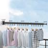 Folding Clothes Hanger Collapsible Hooks Wall Mounted for Jackets Bathroom Bedroom