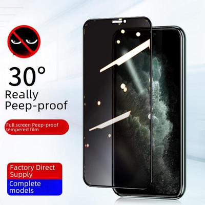 "Apple iPhone 11-16 Privacy Tempered Glass Screen Protector, Full Coverage for 13 Pro Max, 12, 14, 15."