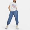 Nike Sportswear Logo Jogger Pants Kids Bottoms Sky-Blue FN8659-440