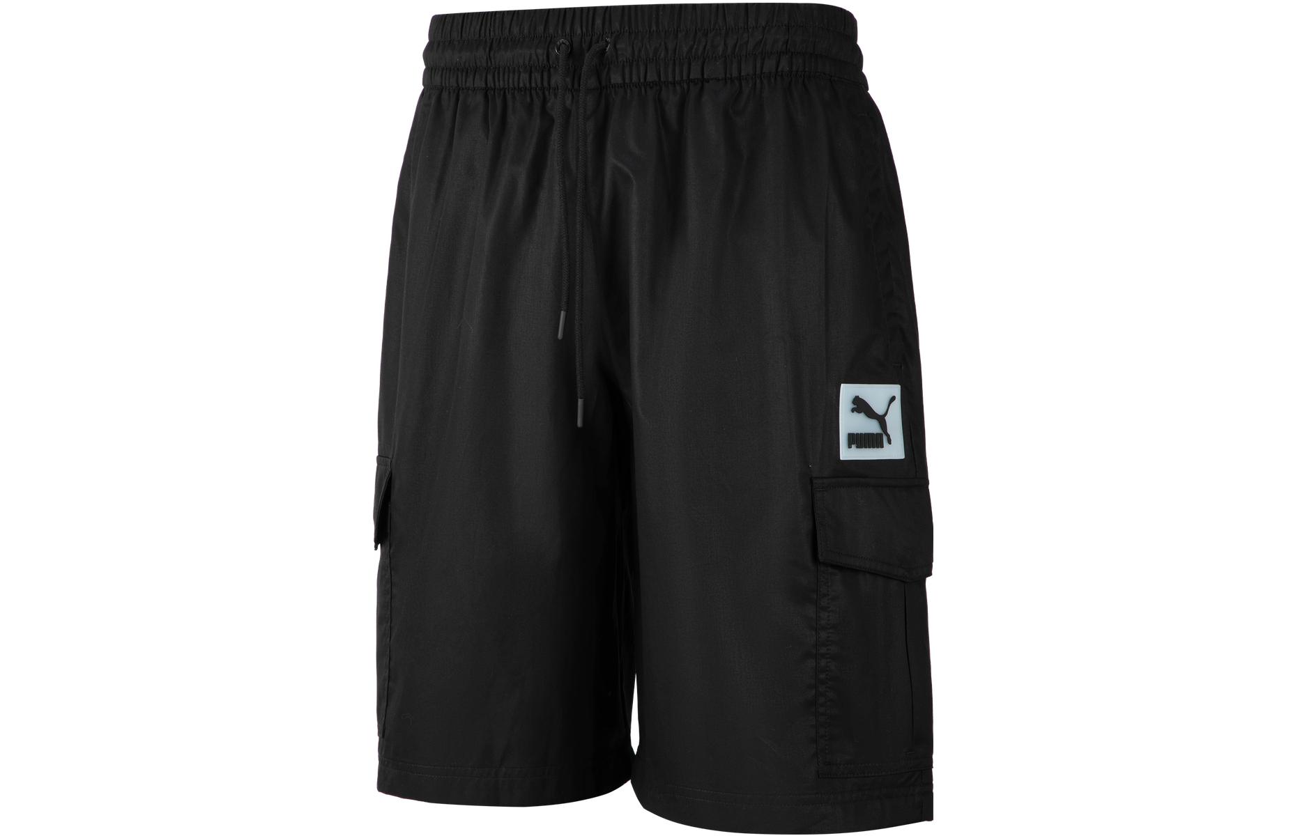 PUMA Casual Shorts Unisex Black Moderate 622146-01 XXL