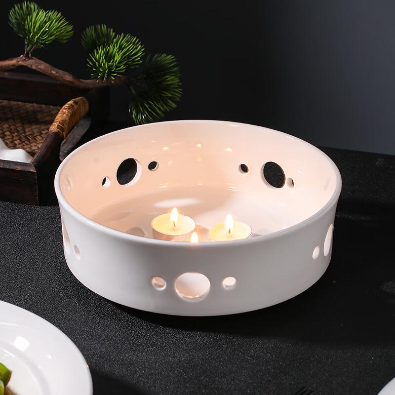 Chinese Style Ceramic Candle Warmer Dry Pot Dish