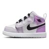 Zapatillas Air Jordan 1 Mid ALT TD Barely Grape para bebé Púrpura Negro Blanco AR6352-501