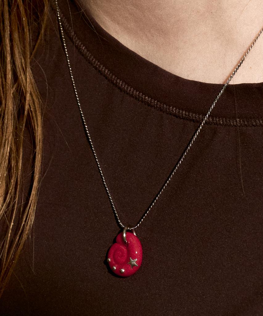 Nff Eddy Necklace-Red