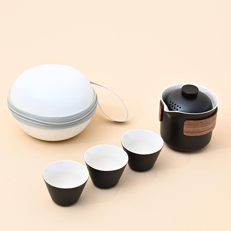Portable travel tea set, car express cup business gift, annual meeting event souvenir