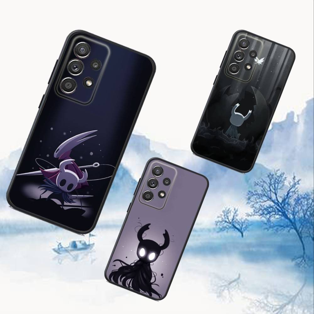 Game H-Hollow K-Knight Phone Case For Samsung S25,S24,S21,S22,S23,S30,Ultra,S20,Plus,Fe,Lite,Note,10,9,5G Black Cover