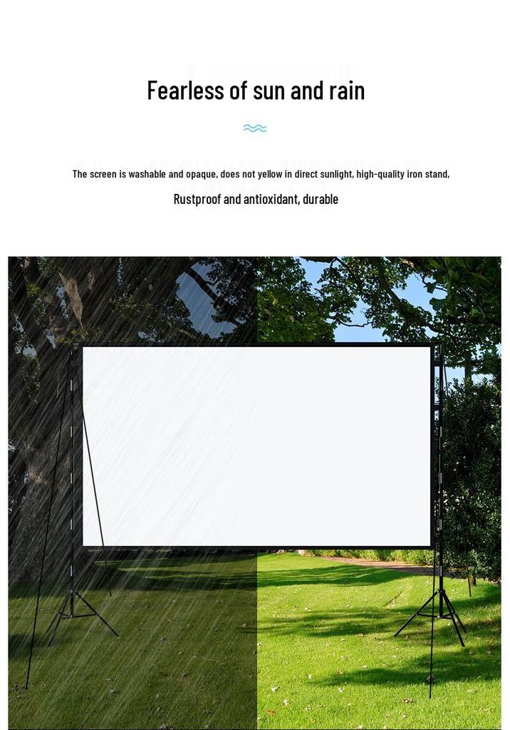 Mixite HD 100-120 Zoll Tragbarer Outdoor Filmprojektor Leinwandständer