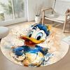 Christmas Mickey Minnie Round Floor Mat Suitable for Foyer Decorate room Hallway Balcony Antislip Round Carpet Anime Office Decor
