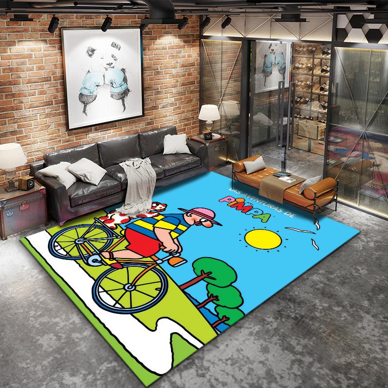 Pimpa Carpet Rug for Living Room Bedroom Home Sofa Decoration,Kids play Nonslip Floor Mat